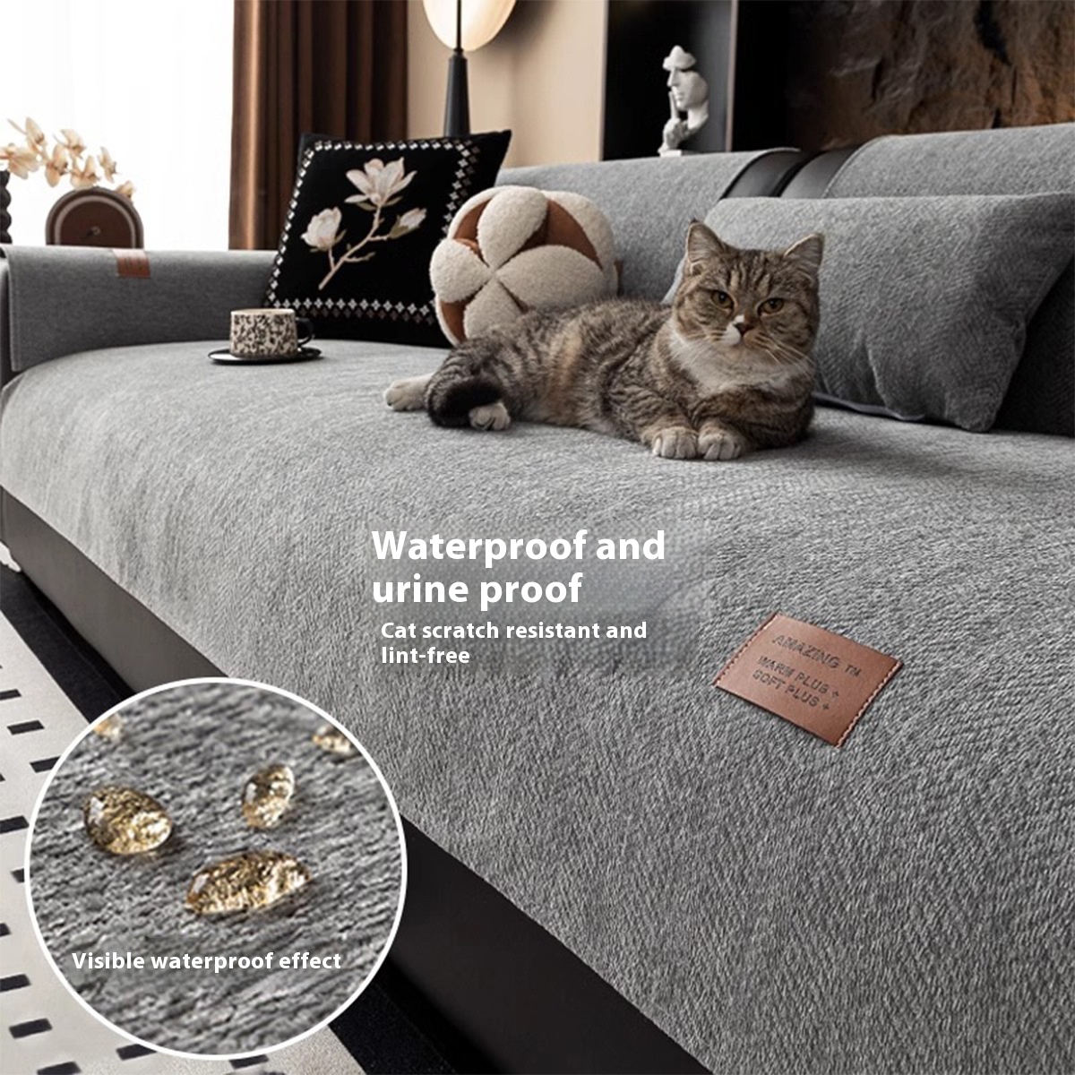 Pet protection cover – Pet Protection Cover Waterproof Chenille HERINNE