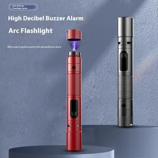 Lightweight Fashion Personality Outdoor Self-defense Flashlight