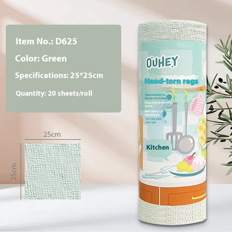 Kitchen Washable Household Cleaning Disposable Dishcloth