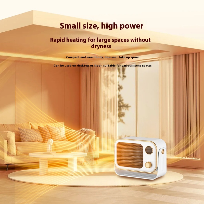 Radiateur Soufflant de Table 500-1000 W — Chauffage Compact 1
