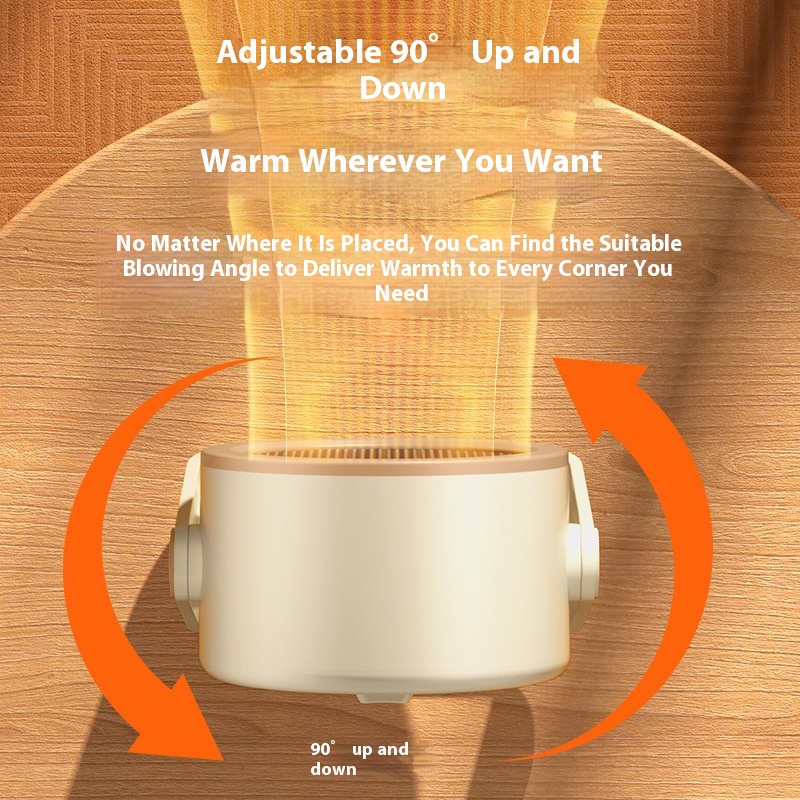 Radiateur Soufflant Économique 500-1000 W — Compact 4