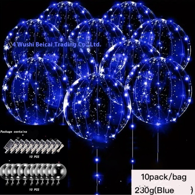 Helium Floating Air Led Glowing Balloon Party Decoration Balloon - Image 5