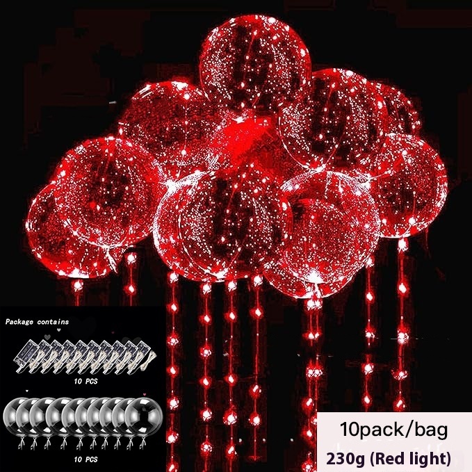 Helium Floating Air Led Glowing Balloon Party Decoration Balloon - Image 4