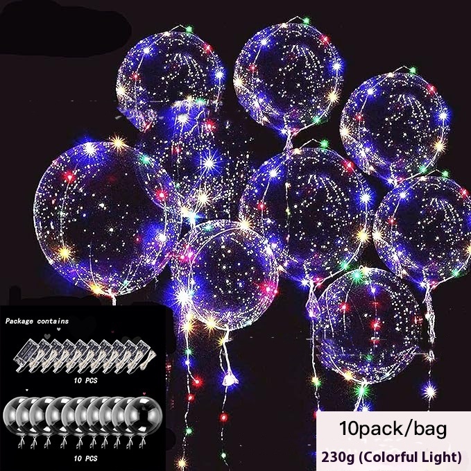 Helium Floating Air Led Glowing Balloon Party Decoration Balloon - Image 1