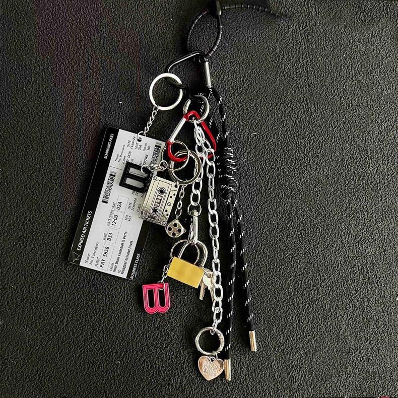 Fashion Chain Decorative Keychain Pendant Lanyard