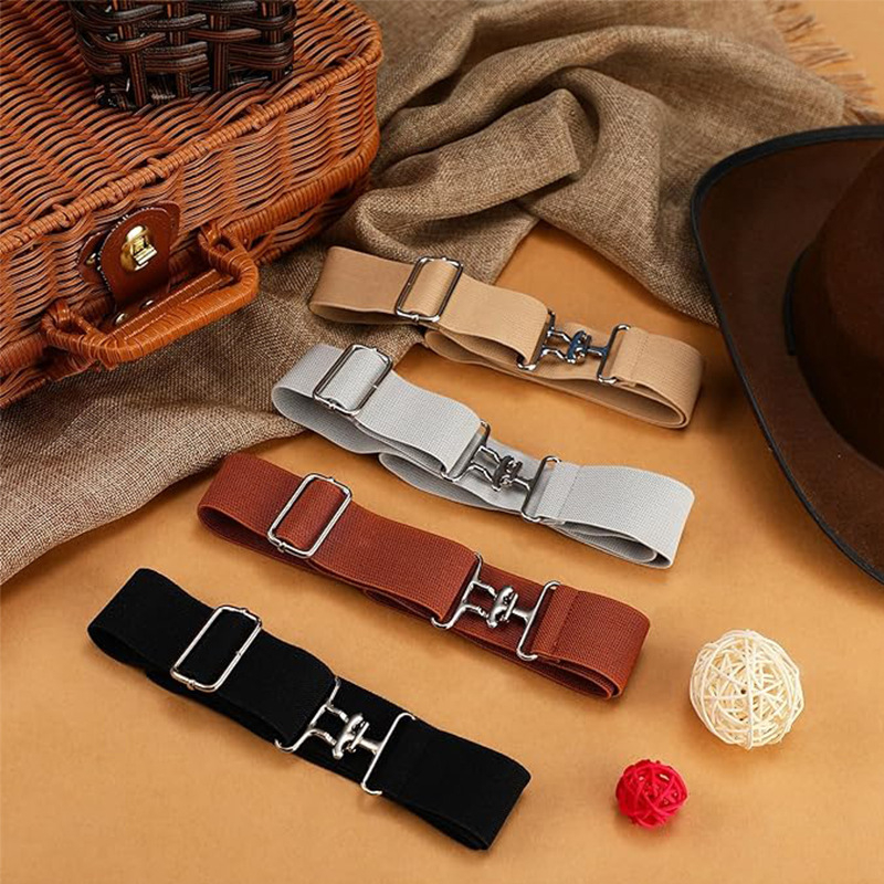 Elastic Shark Buckle Equestrian Elastic Elastic Belt - Image 16