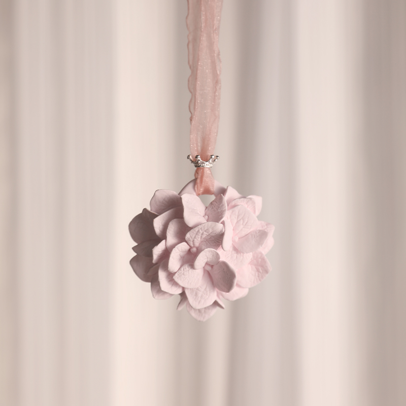 Hydrangea Fragrant Stone Pendant Auto Perfume