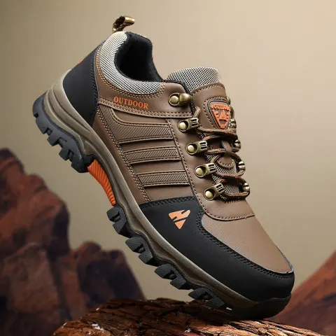 Men's Shoes Fall Outdoor Hiking Boots Low-top Lace-up Casual