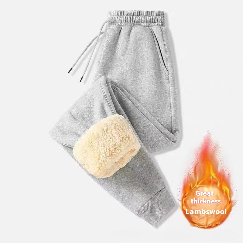 Men's Fleece Hoodie Winter Lined Padded Warm Keeping Loose Hooded Sweater - Image 3