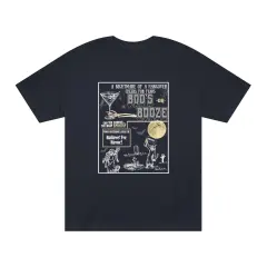 Summer Loose Short Sleeves T-shirt Men's And Women's Round Neck - Black - View 1