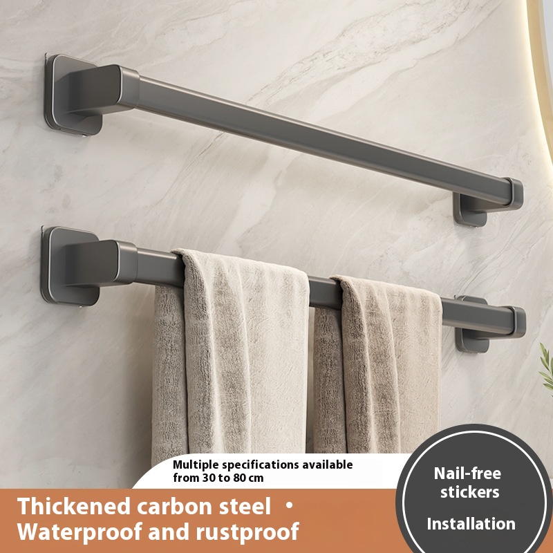 Bathroom And Toilet Non Perforated Wall Mounted Storage Rack