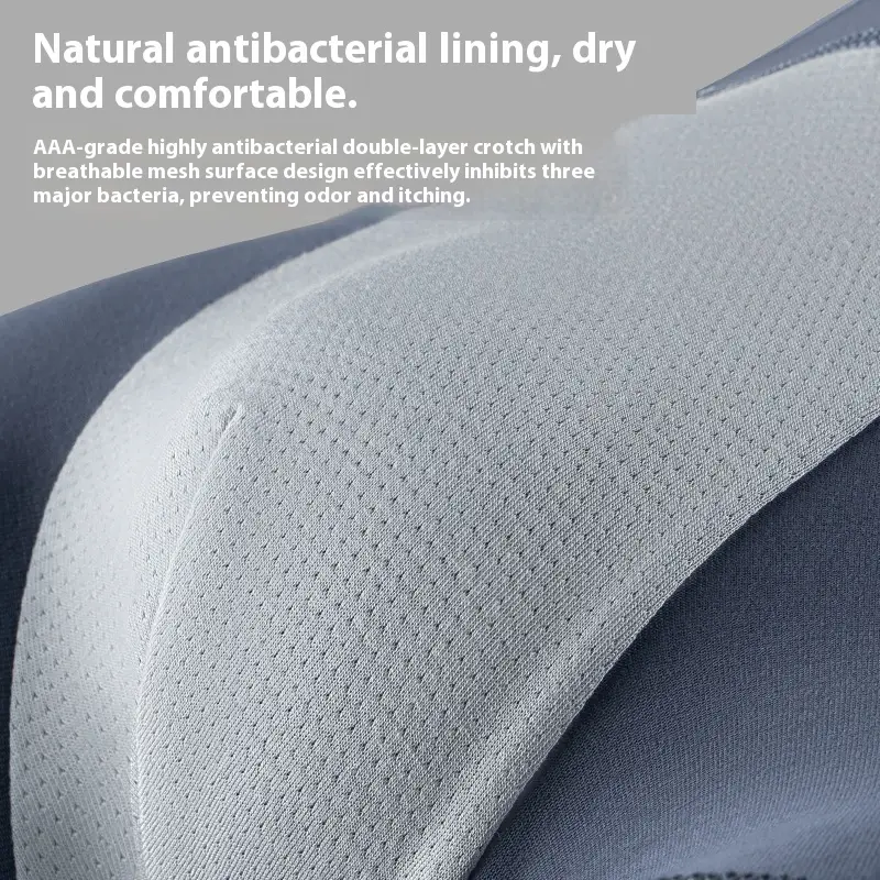 95 Cotton Antibacterial Crotch Boxer Breathable Men's Underwear