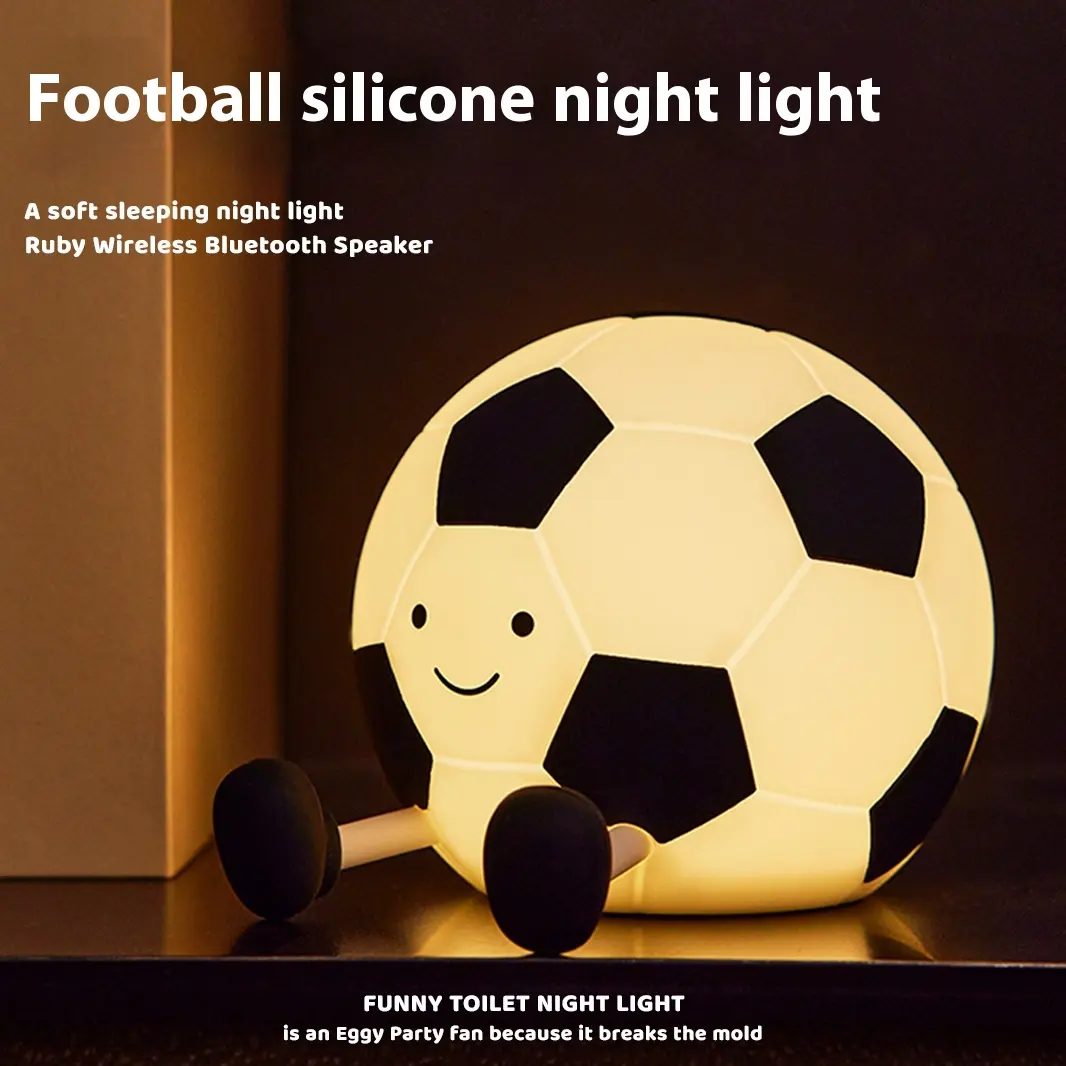 Football Small Night Lamp Bedroom Bedside Sleep