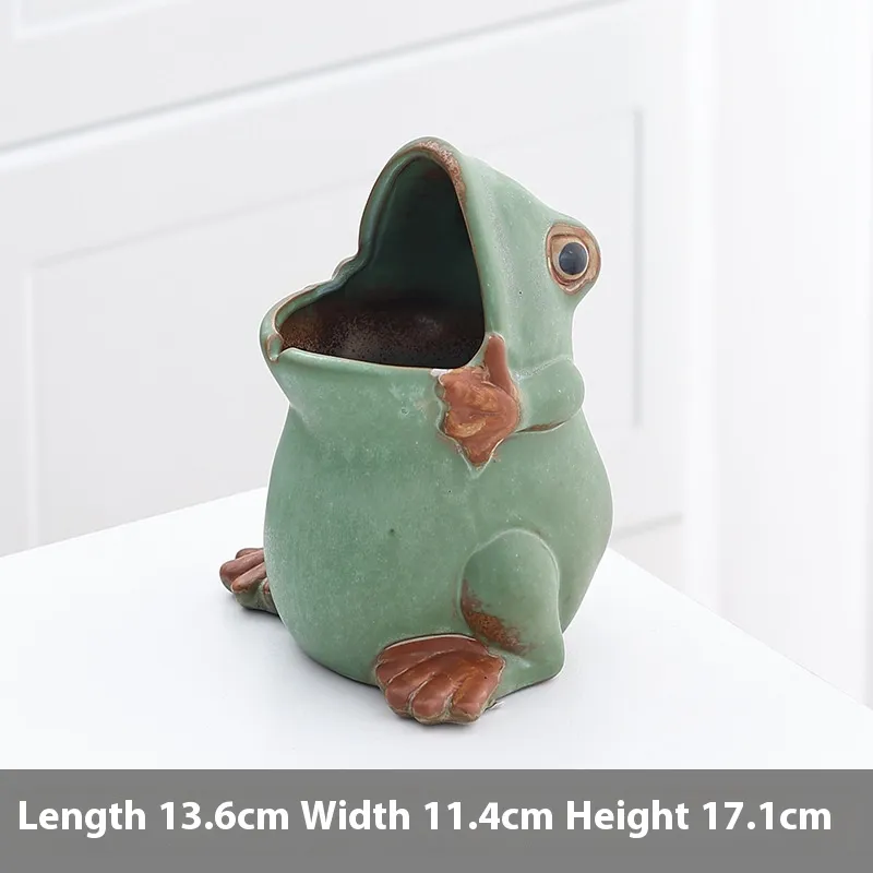 Household Cute Cartoon Small Animal Ceramic Ashtray - Style H