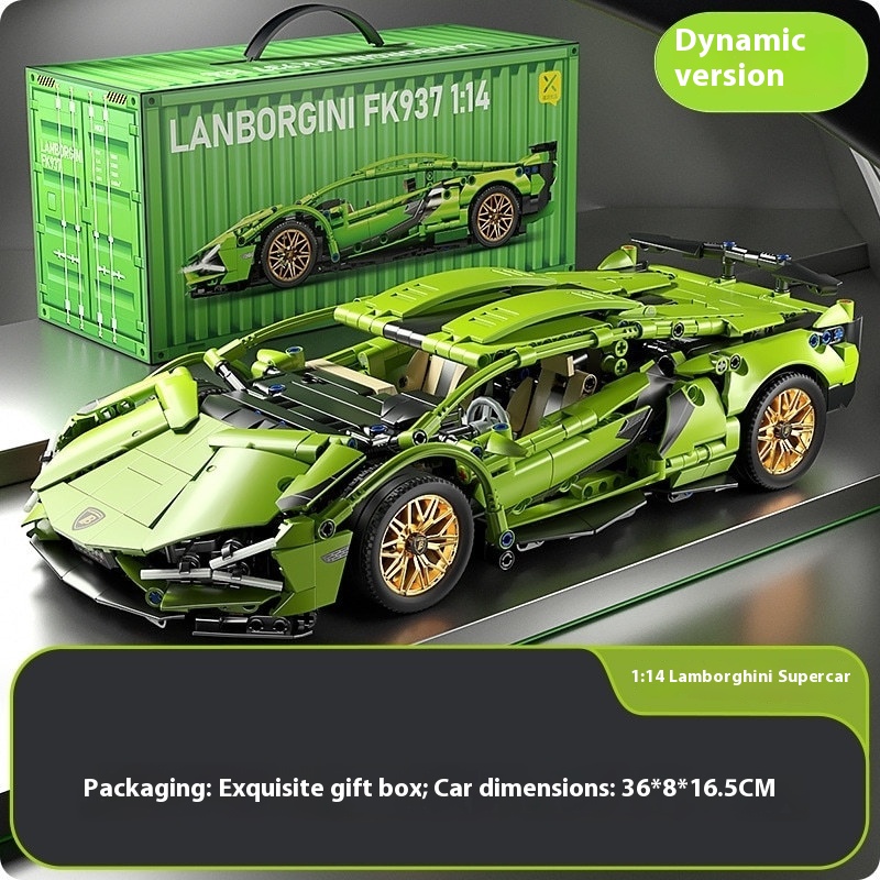 Building Blocks Remote Control Racing Model Assembled Toys — foto 5