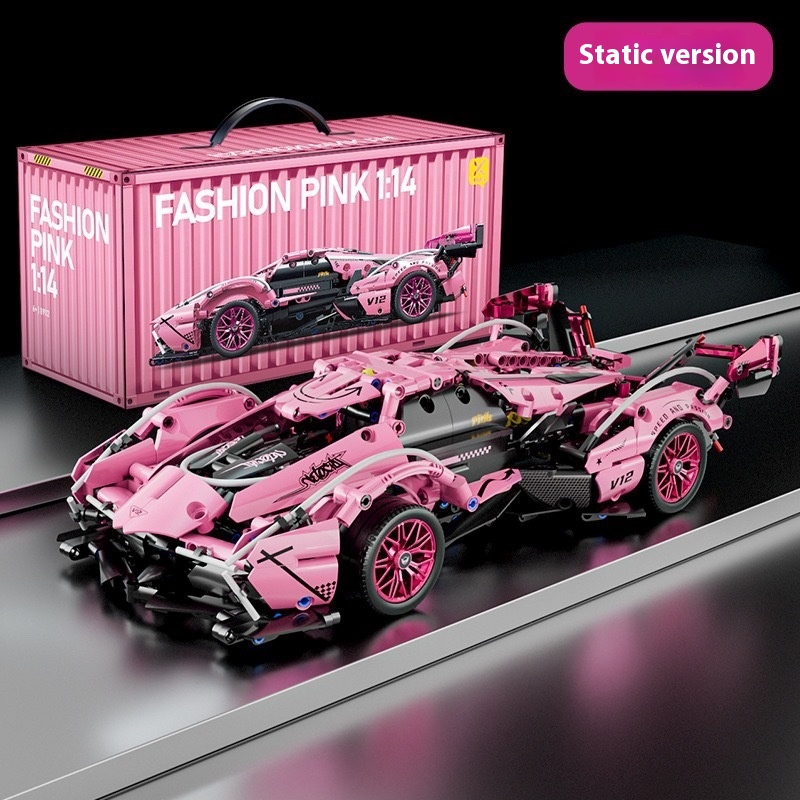 RC Racing Car Building Blocks Model Set Kids DIY Assembly Remote Control Toy - Picture 15 of 18