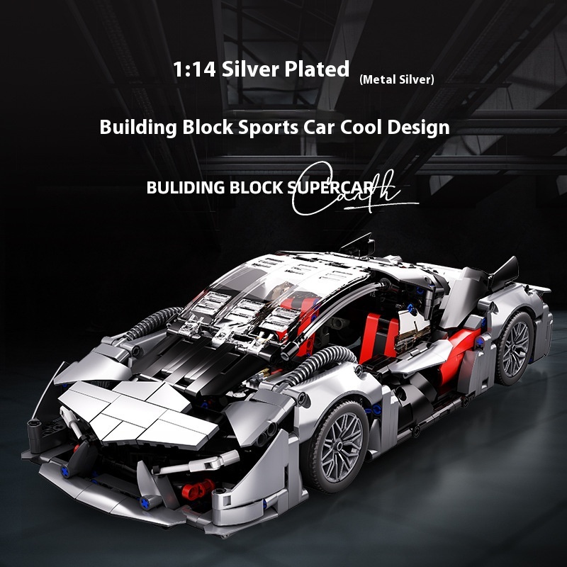 RC Racing Car Building Blocks Model Set Kids DIY Assembly Remote Control Toy - Picture 8 of 18
