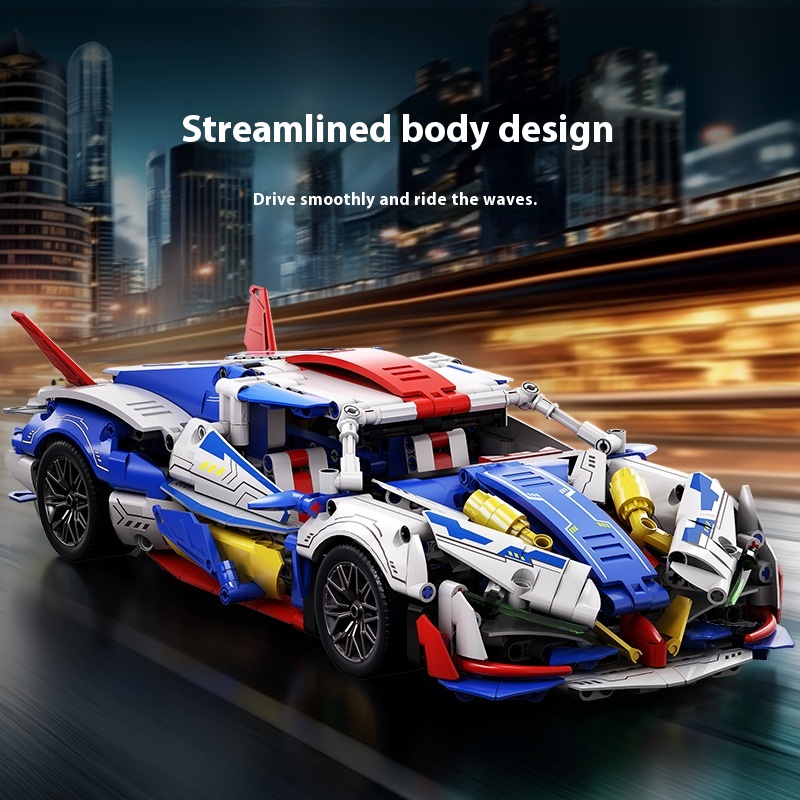Building Blocks Remote Control Racing Model Assembled Toys — foto 12