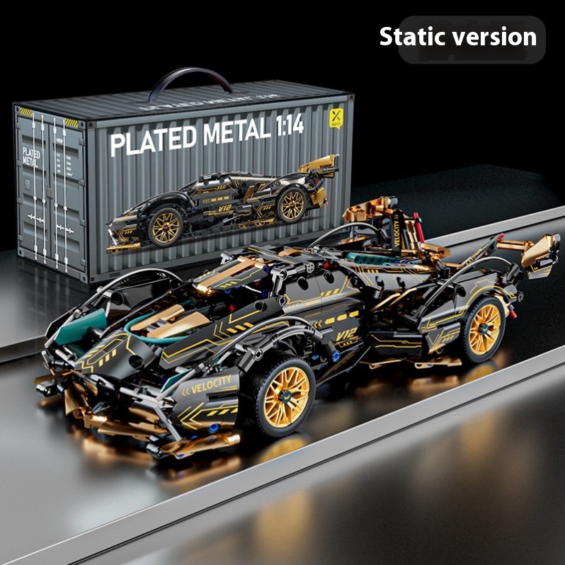 Building Blocks Remote Control Racing Model Assembled Toys