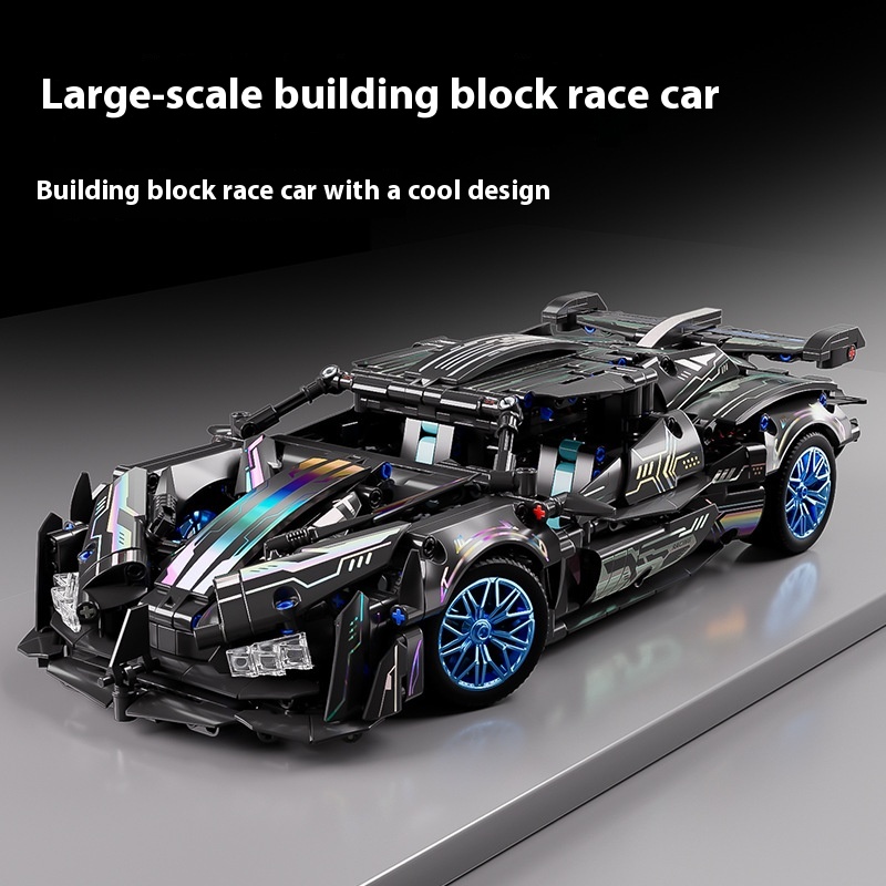 Building Blocks Remote Control Racing Model Assembled Toys — foto 3