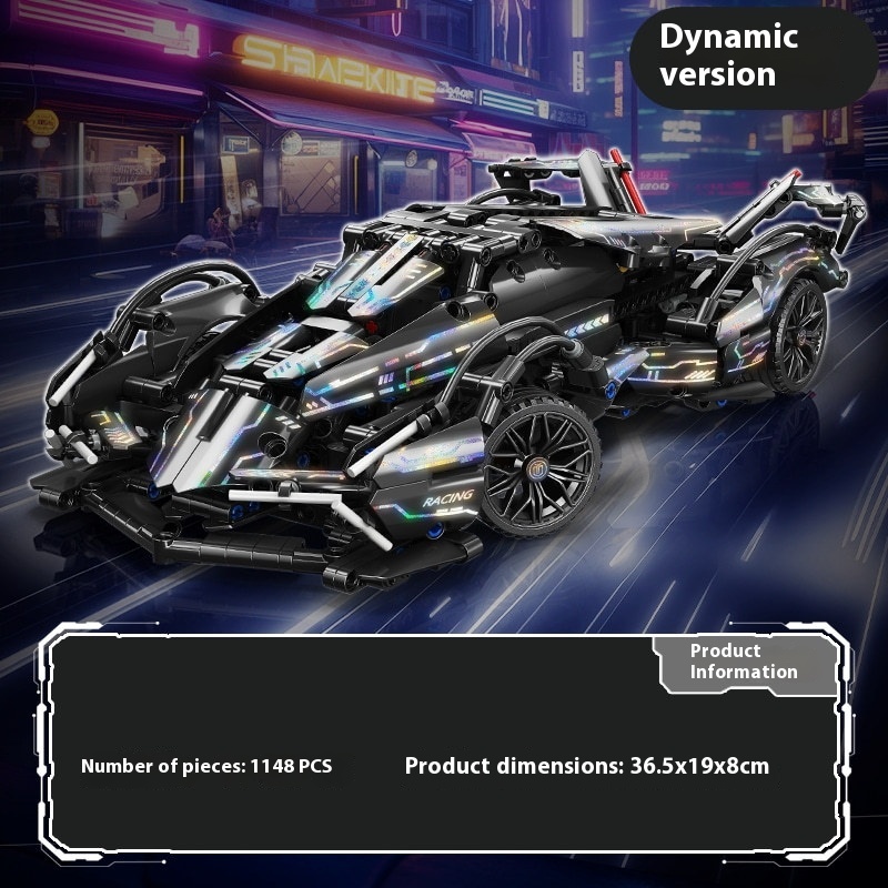 Building Blocks Remote Control Racing Model Assembled Toys — foto 19