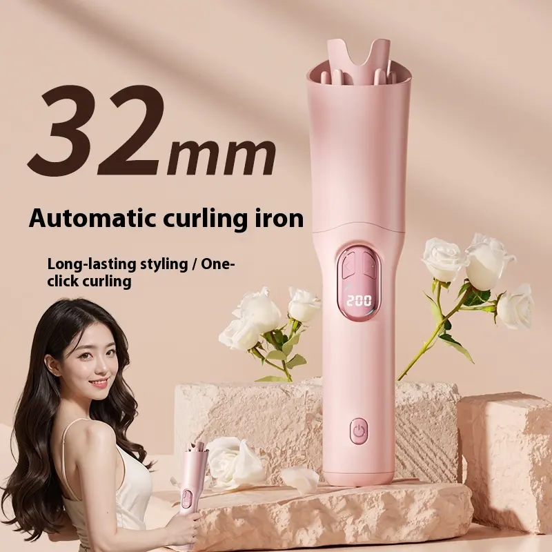 LCD Charging Heating Perm Wireless Portable Hair