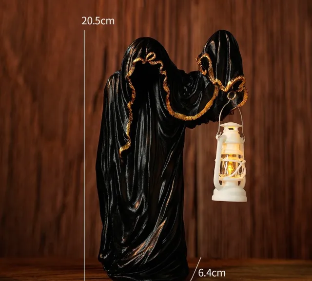 Ghost Wizard Lantern Dark Series Decoration Ornament Black - Shop at LoveMi
