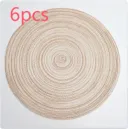Beige 6Pcs