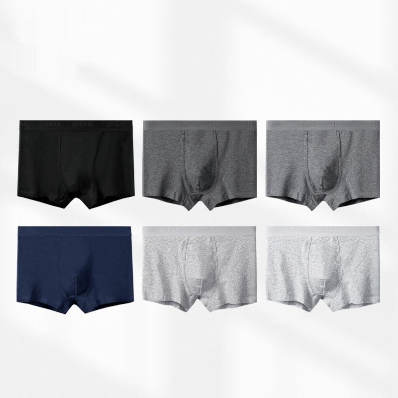 Summer Breathable Plus Size Boys Pure Cotton Boxer Briefs Head