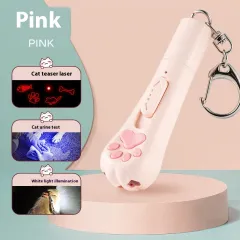 Funny Cat Pen Light Charging Toy Self-Hi Relieving Stuffy - Girl Pink - View 1