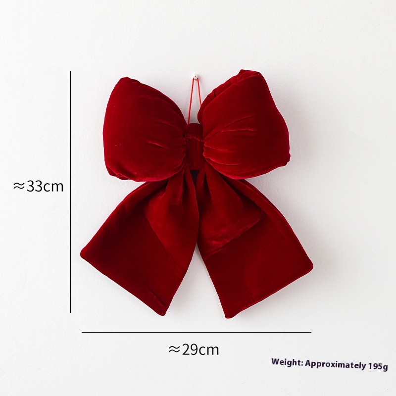 Large Burgundy Bow