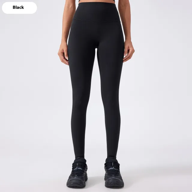 Nude Feel No T line Fitness High Waist Hip Lift Sports Yoga Pants Black - Shop at LoveMi