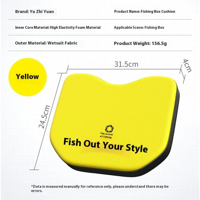 Thickened And Breathable High Elastic Seat Cushion Yellow - Shop at LoveMi