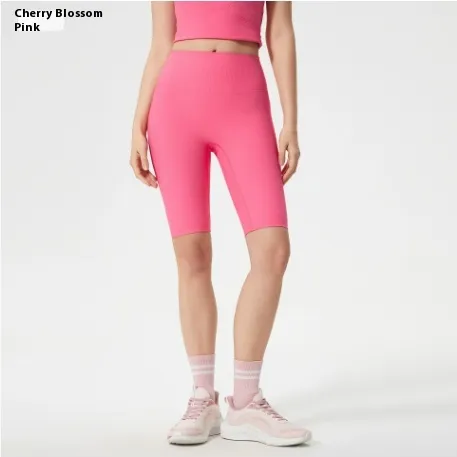 Exercise Yoga Clothes Suit High waisted Trousers Vest Cherry Blossom Pink - Shop at LoveMi