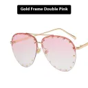 Gold Frame Double Pink