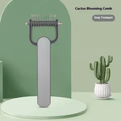 Fashion Creative Pet Hair Unknotting Comb - Grey - View 1