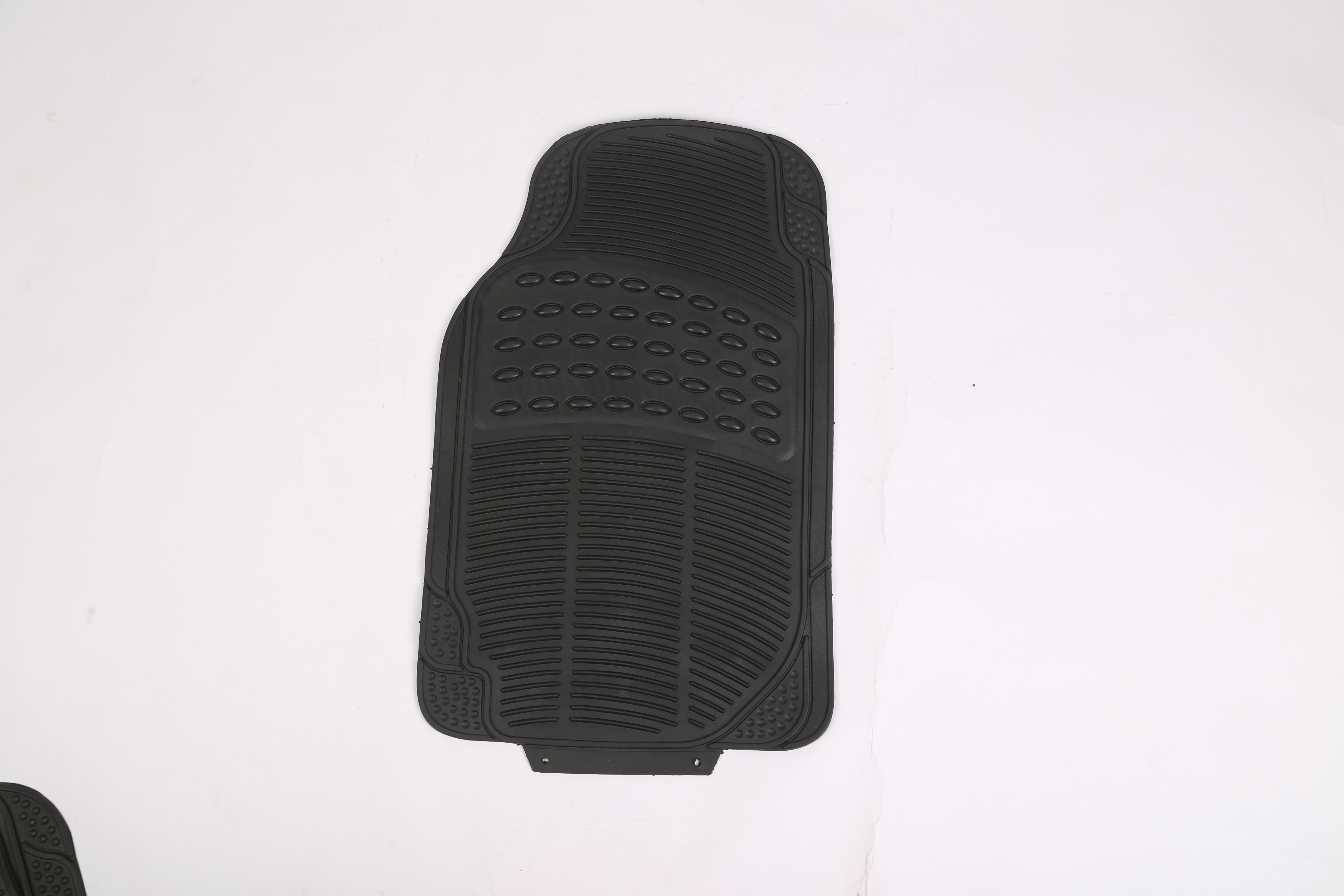 Set Of 3Pcs Automotive Floor Mats Set Front Rear PVC Rubber Floor Mats Heavy Duty Drive Vehicle Car Mats With Trimmable Design Fit Most Cars SUVs Trucks