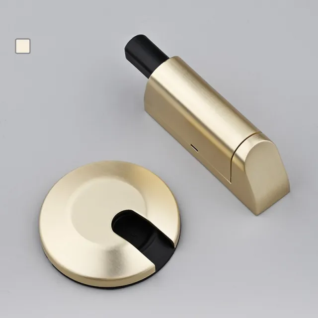 Household Fashion Personalized Bedroom Invisible Door Stopper Brushed Gold - Shop at LoveMi