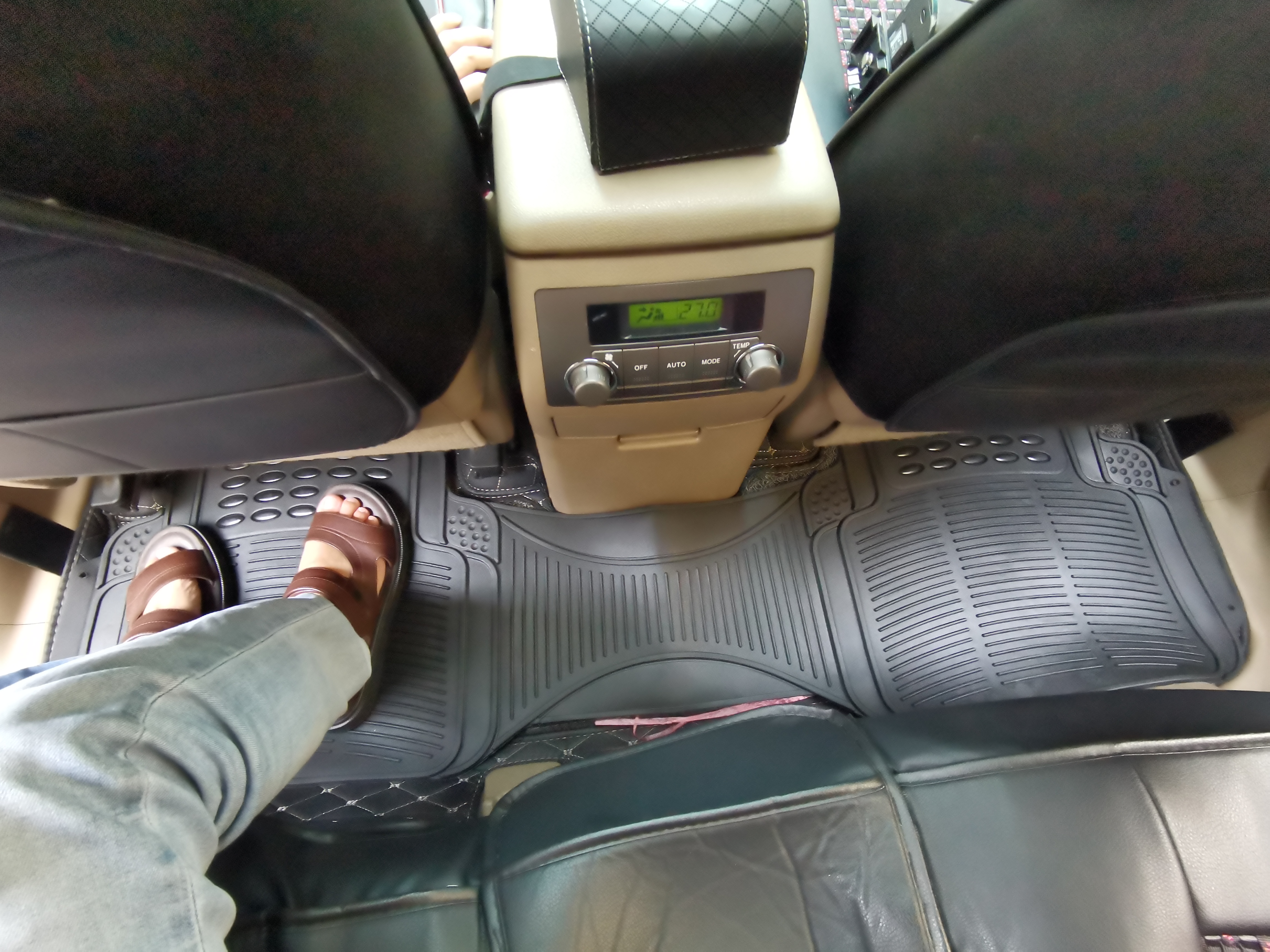 Set Of 3Pcs Automotive Floor Mats Set Front Rear PVC Rubber Floor Mats Heavy Duty Drive Vehicle Car Mats With Trimmable Design Fit Most Cars SUVs Trucks