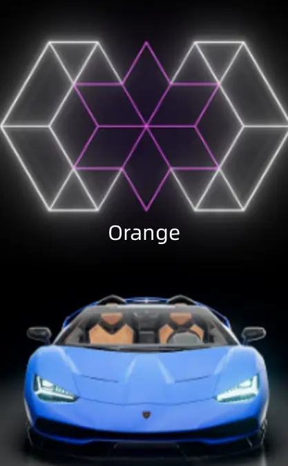 Honeycomb Car Beauty Led Station Light