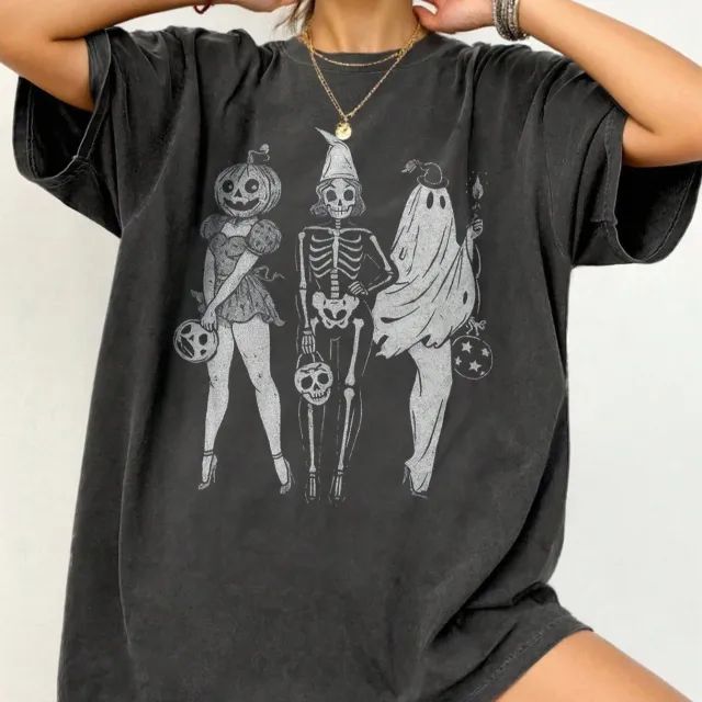 Summer Loose Short Sleeves T shirt Men's And Women's Round Neck Grey - Shop at LoveMi