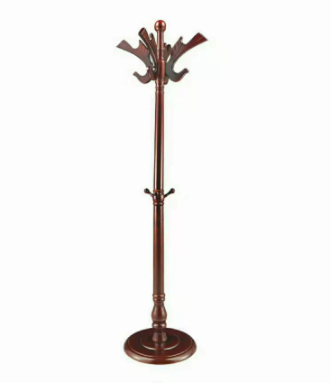 Solid Wood Floor Vertical Coat Rack