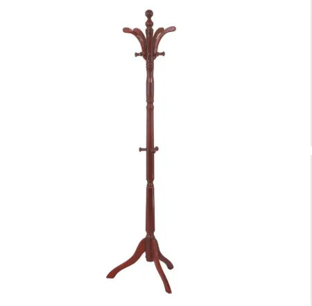 Solid Wood Floor Vertical Coat Rack Three Legged Design - Shop at LoveMi