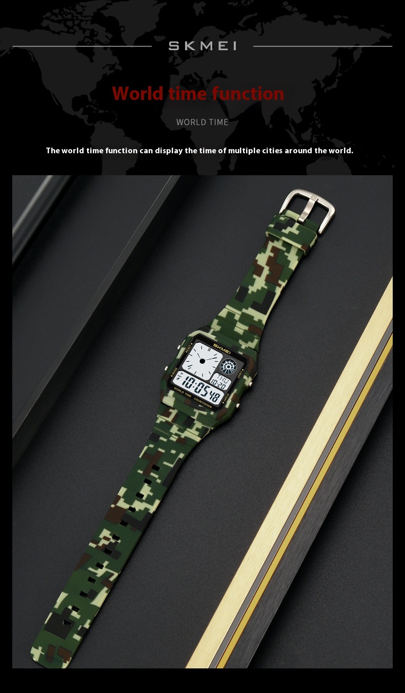 Skmei 2347 Waterproof Multifunctional Digital Sports Watch For Men