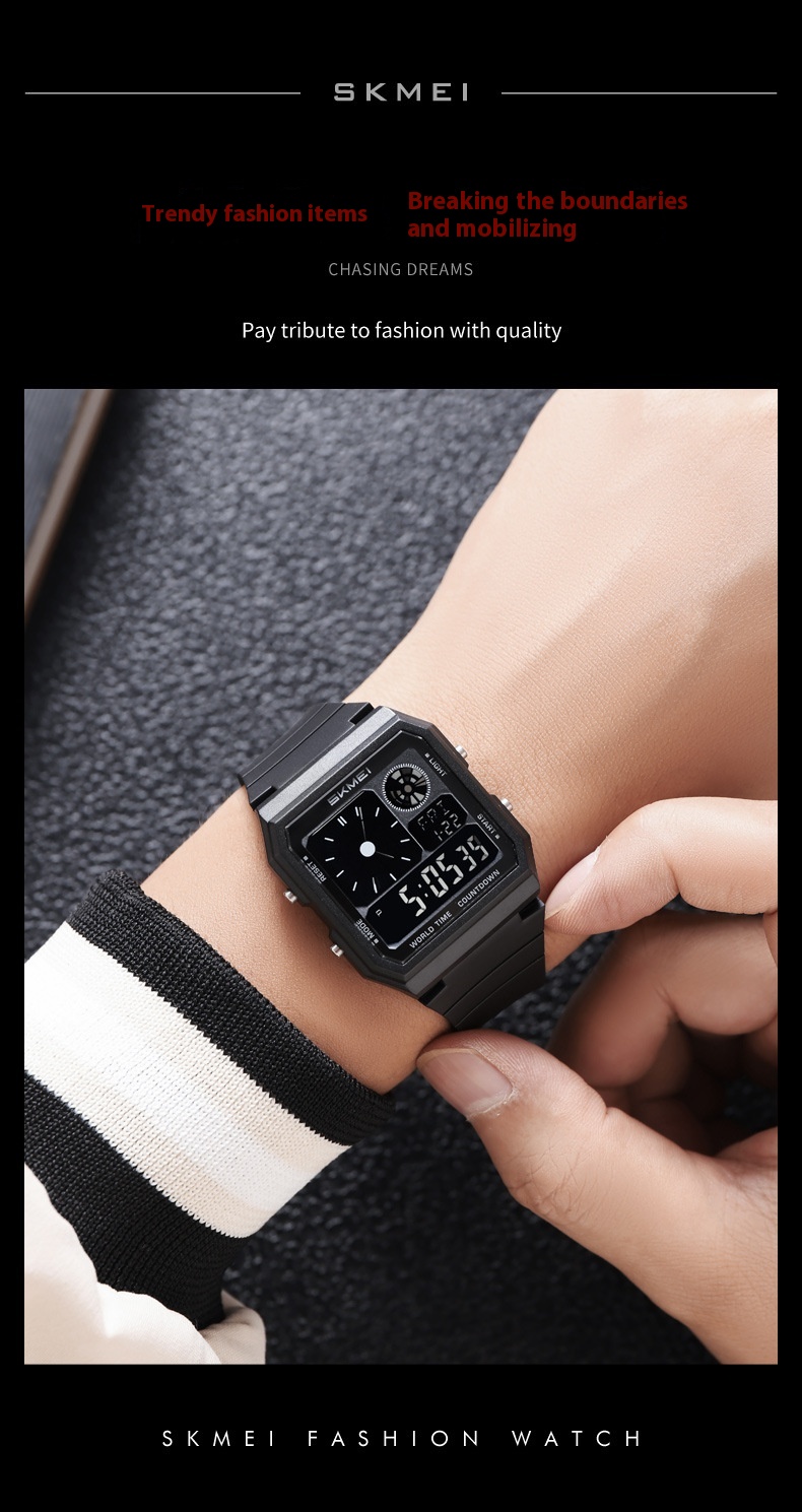 Skmei 2347 Waterproof Multifunctional Digital Sports Watch For Men