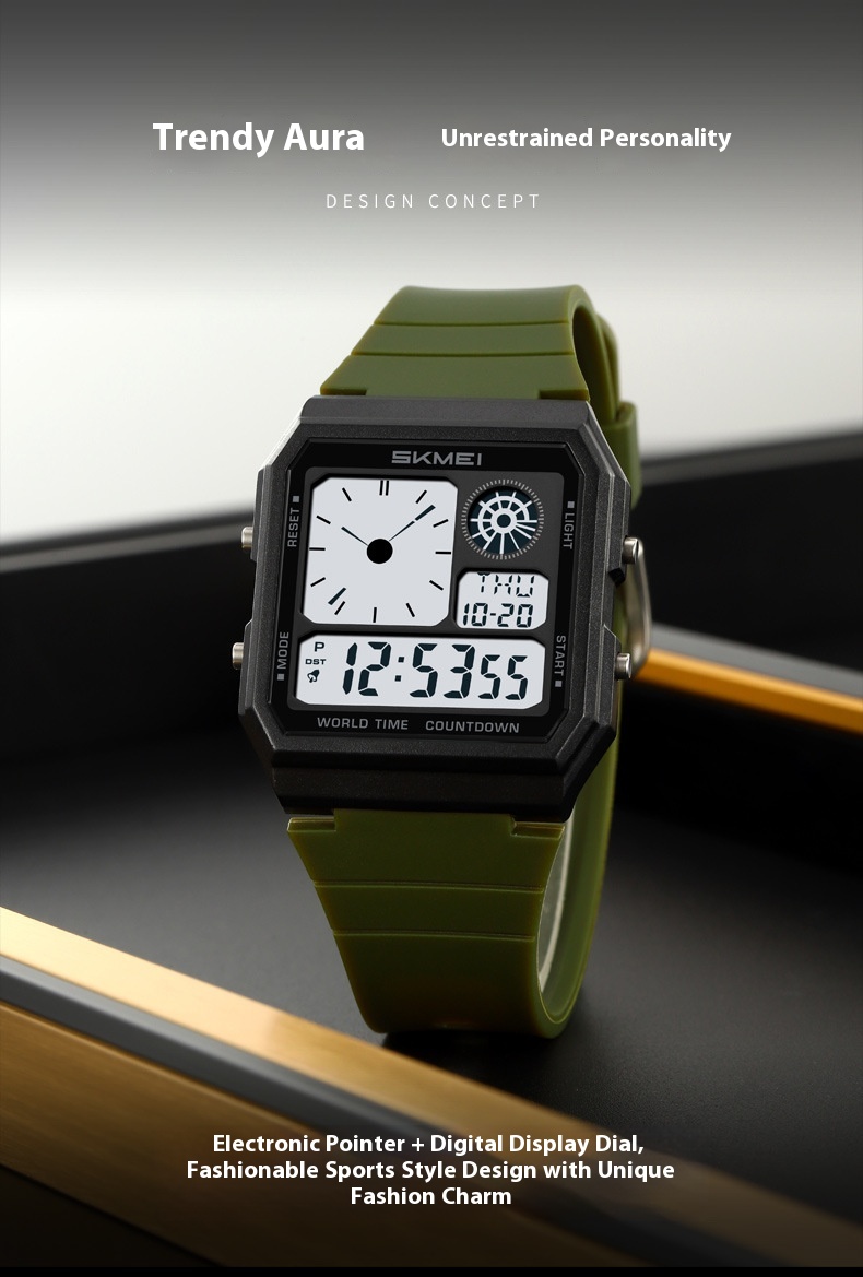 Skmei 2347 Waterproof Multifunctional Digital Sports Watch For Men