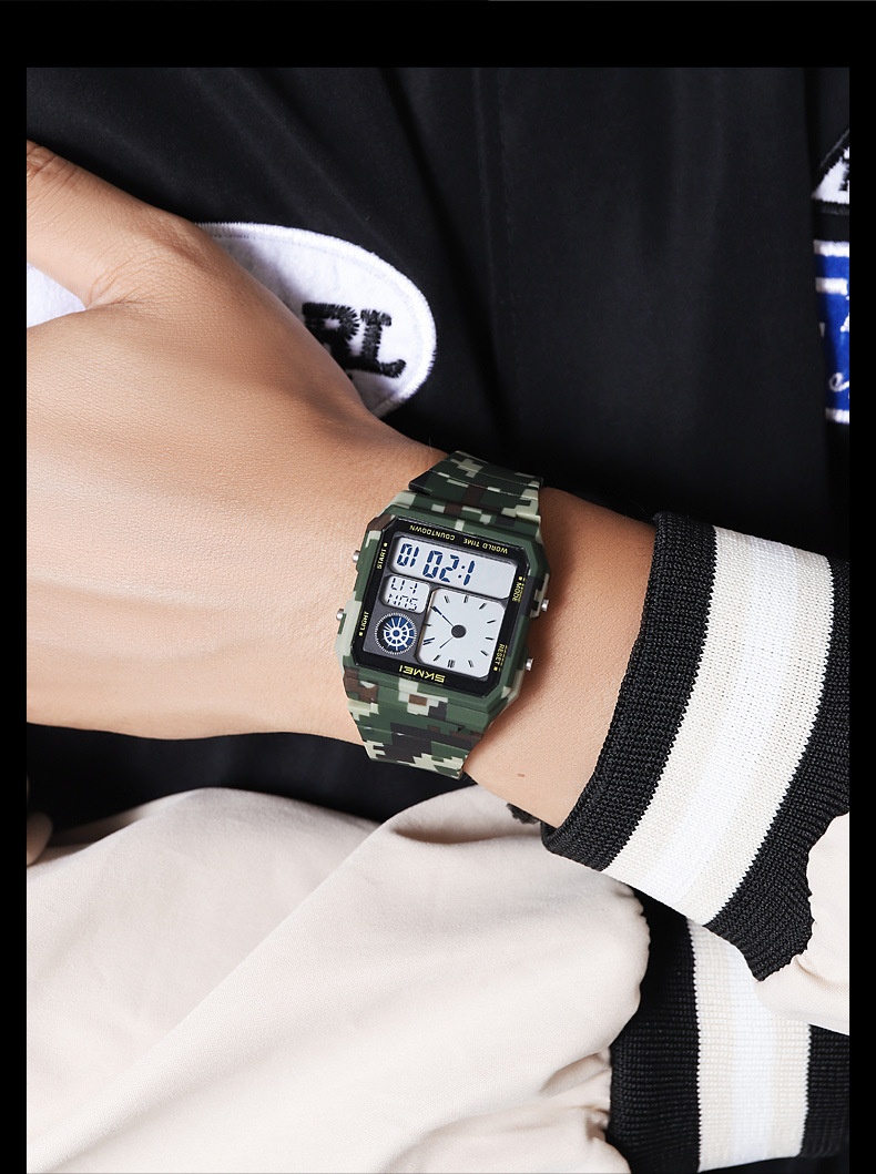Skmei 2347 Waterproof Multifunctional Digital Sports Watch For Men