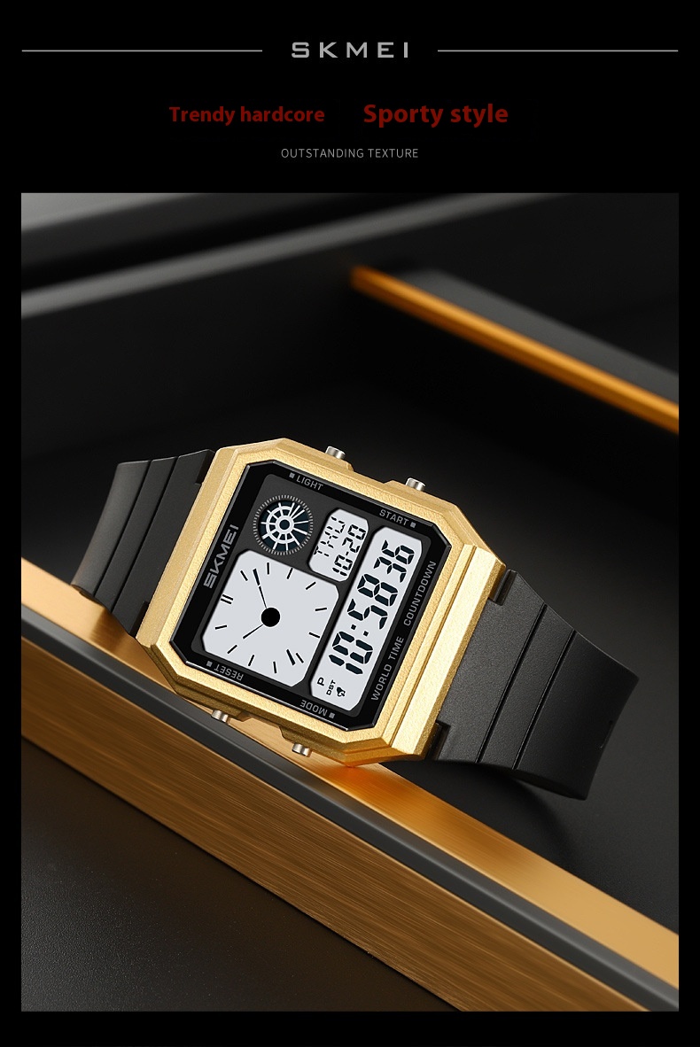 Skmei 2347 Waterproof Multifunctional Digital Sports Watch For Men