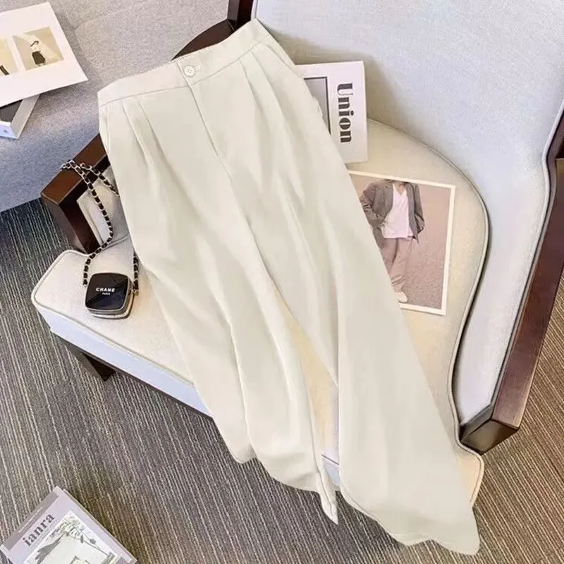 Fashion Loose Temperament High-grade Slimming Top Younger Blouse - Beige Pant
