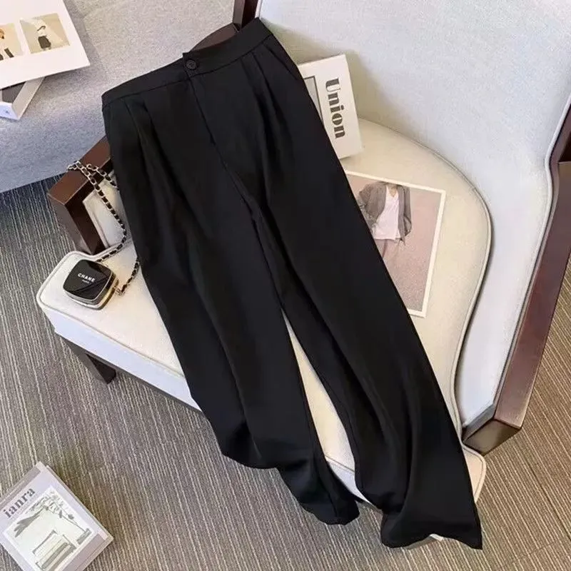 Fashion Loose Temperament High-grade Slimming Top Younger Blouse - Black Pant
